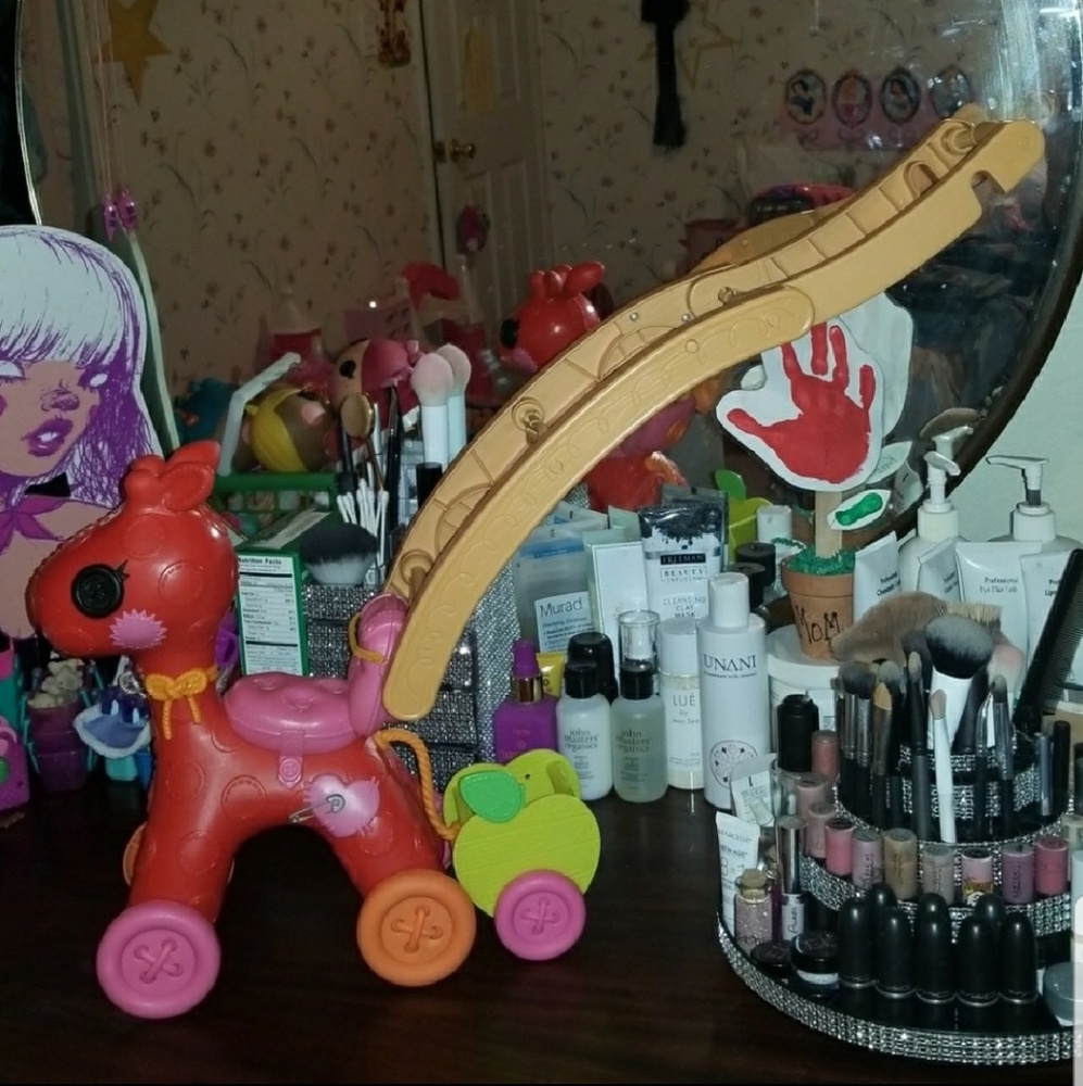 Lalaloopsy Doll Rocker, Stroller, Pull Cart